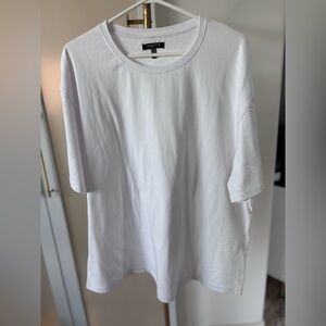 Brunette The Label White Short Sleeve Tee